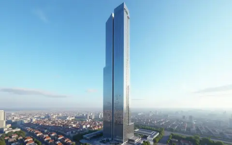 Imponujący Sky Tower, którego wysokość zapiera dech w piersiach, góruje nad miastem.