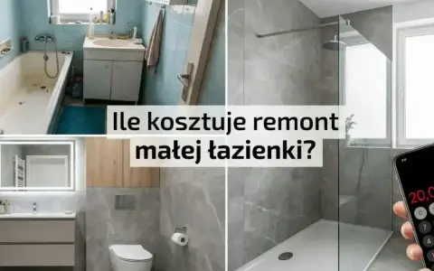 Przed i po remoncie małej łazienki. Sprawdź, jaki jest koszt remontu łazienki 3m2.